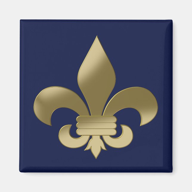 Aimant Fleur de Lis (Devant)