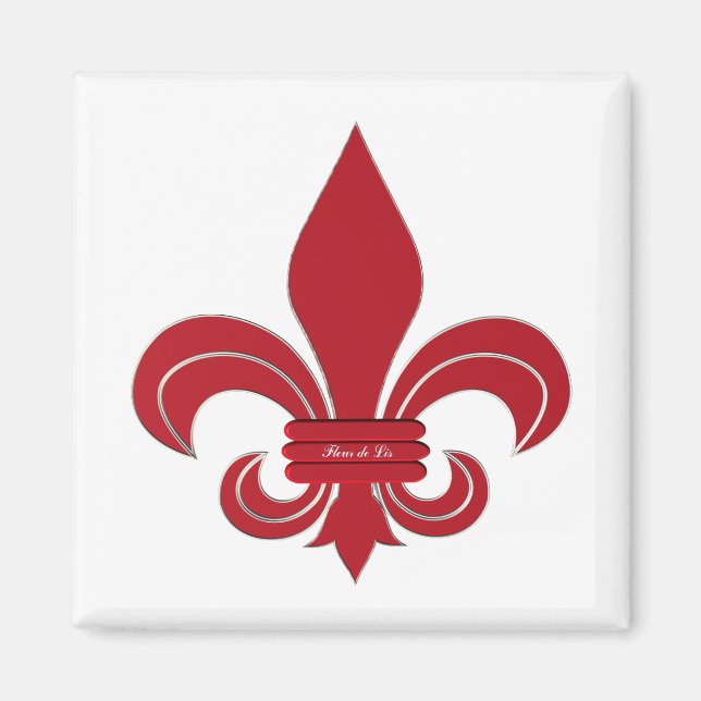 Aimant Fleur de Lis (Devant)