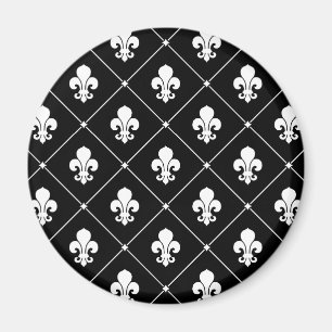 Aimant Fleur De Lis Motif
