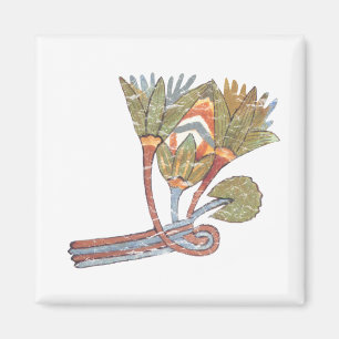 Aimant Fleur de Lotus égyptienne antique