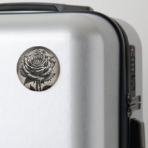 Fleur de rose noire et blanche