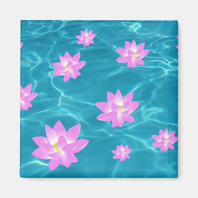 Aimant Fleur Lotus (Devant)