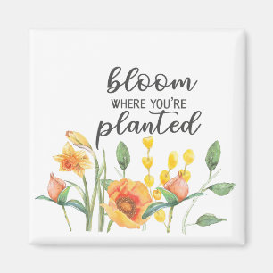 Aimant Fleur où vous avez planté de l'aimant