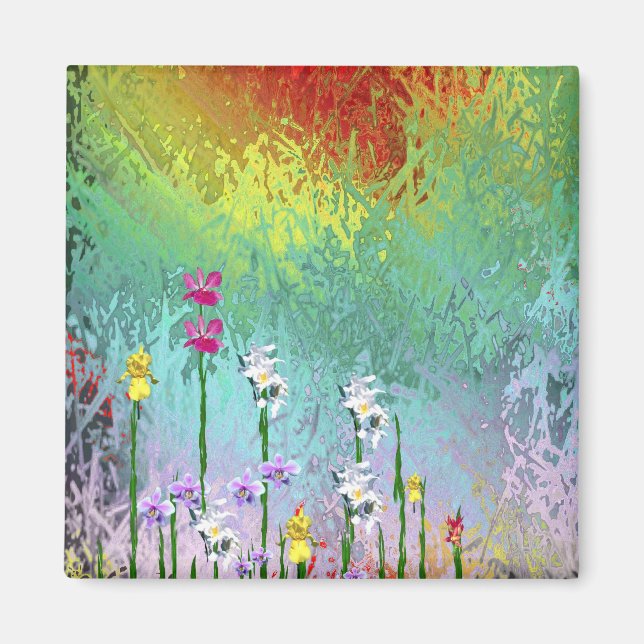 Aimant Fleur sauvage (Devant)