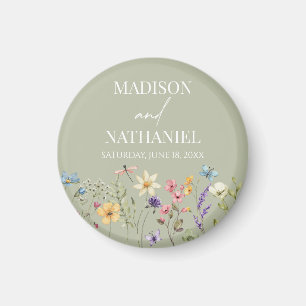 Aimant Fleur sauvage Fleur Fleur Flore Jardin Mariage