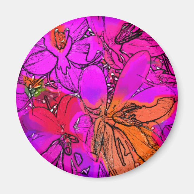 AIMANT FLEURS (Devant)