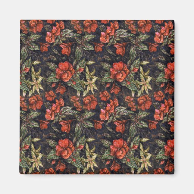 Aimant Fleurs anciennes d'Alexandra Cook aka Linandara (Devant)