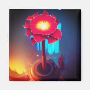 Aimant Fleurs d'art