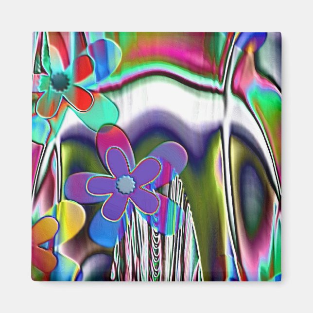 Aimant Fleurs de printemps (Devant)