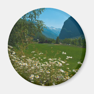 Aimant Fleurs de printemps de Norvège