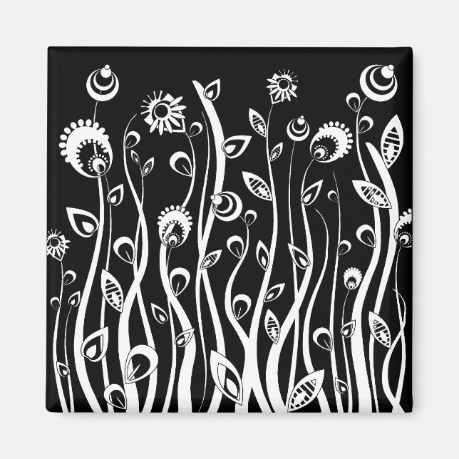 Aimant Fleurs d'imaginaire (Devant)