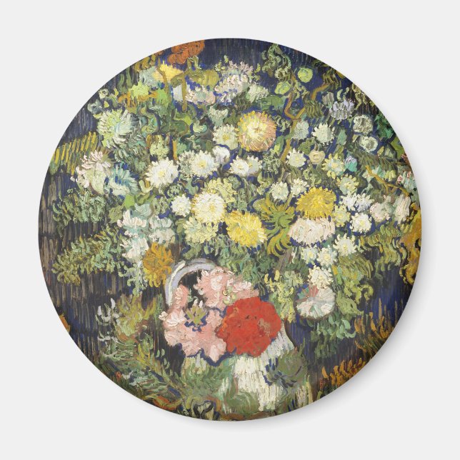 Aimant Fleurs Florales Chic Cute (Devant)