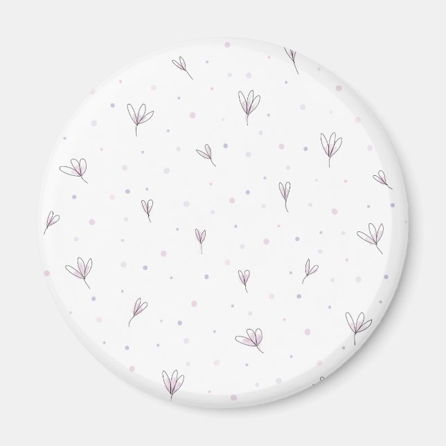 Aimant Fleurs Lilac (Devant)