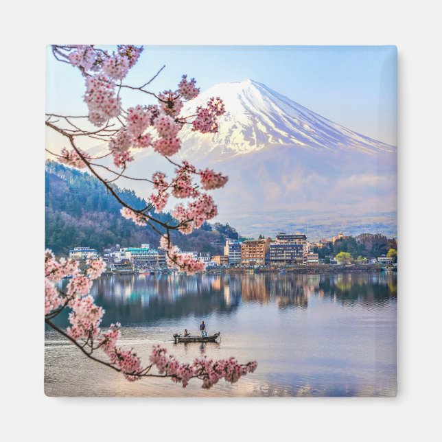 Aimant Fleurs | Spring Cherry Blossoms Japon (Devant)