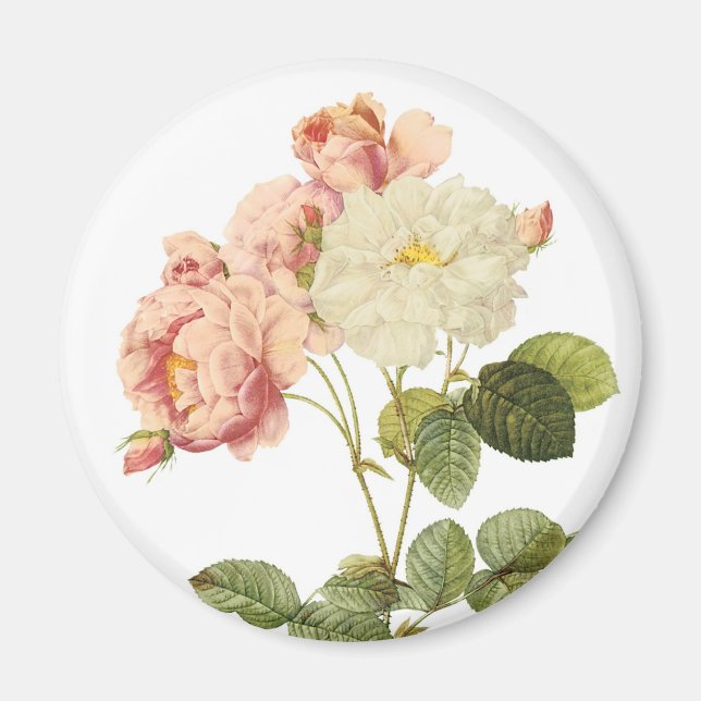 Aimant Fleurs vintages 2 (Devant)