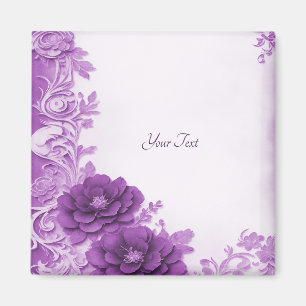Aimant Fleurs Violettes Prospèrent