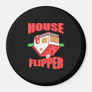 Aimant Flipper de la maison de l'agent immobilier