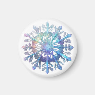 Aimant Flocon de neige brillant