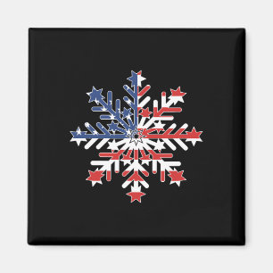 Aimant Flocon De Neige - Libéral Démocrate Pour Le 4 Juil