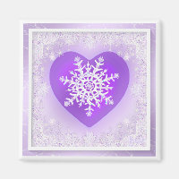 Flocon de neige pourpre