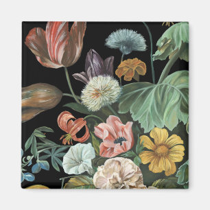 Aimant Floral baroque - Bouquet de fleurs