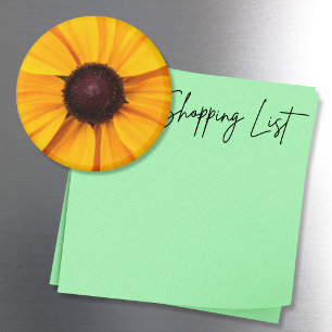 Aimant Floral jaune et Brown