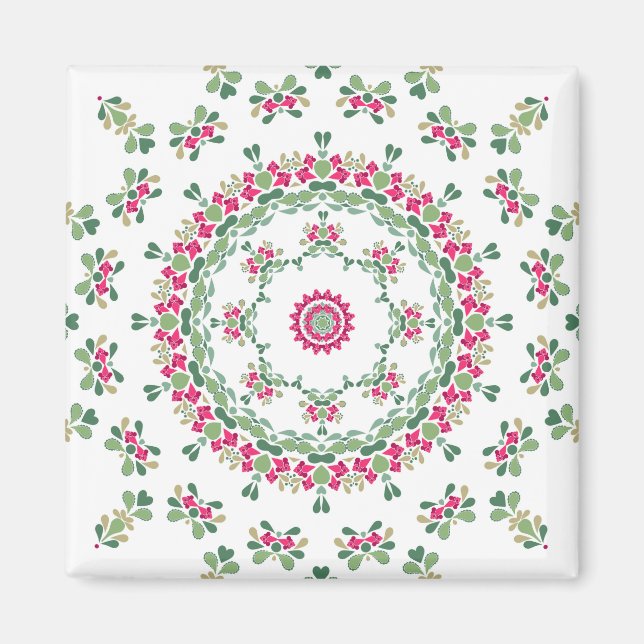 Aimant Floral ornament (Devant)