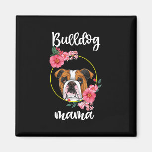 Aimant Flore Bulldog Mama