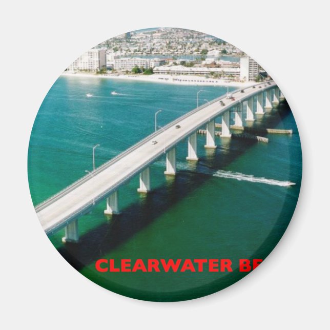 AIMANT FLORIDE DE PLAGE D'EAU CLAIRE (Devant)