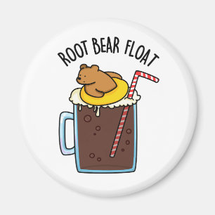 Aimant Flotte de l'ours racine Funny Root Beer Pun