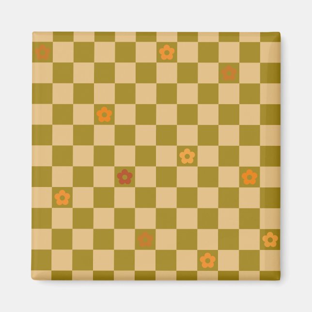 Aimant Flowe Checkered Pattern - No. 02 (Devant)