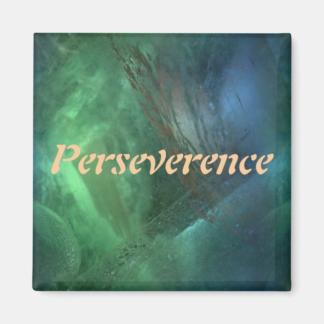 Aimant fluorite, persévérance (Devant)