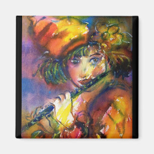 Aimant FLUTIST PORTRAIT / Venetian Masquerade