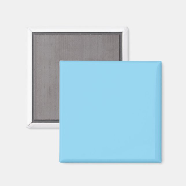 Aimant Fond bleu clair uni de couleur uniforme (Recto/Verso)