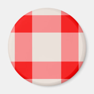 Aimant Fond rouge et blanc