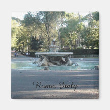 Fontaine dans le jardin de Villa Borghese, Rome Ma