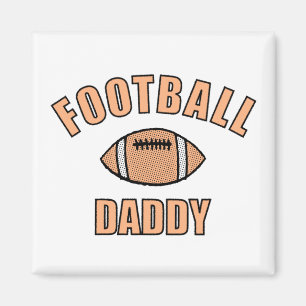 Aimant Football Daddy Dessin Et Texte