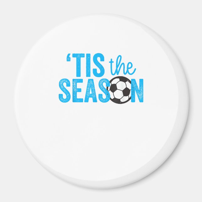 Aimant Football Pour Filles Ados C'Est La Saison (Devant)