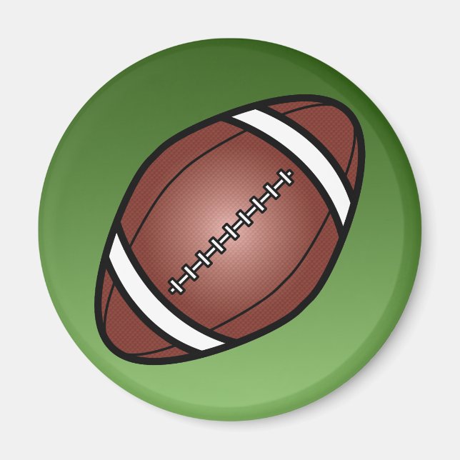 Aimant Football Rugby Ball (Devant)