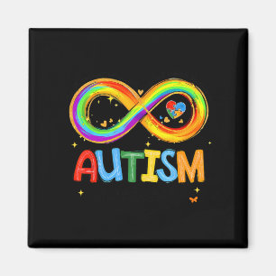 Aimant Force De sensibilisation sur l'autisme Et Coeur No