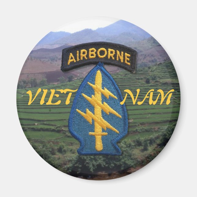Aimant forces spéciales vietnam anciens combattants vietn (Devant)
