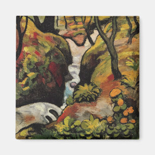 Aimant Forest Brook par August Macke Expressionnisme Vint