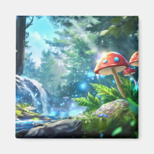 Aimant Forêt de Champignons