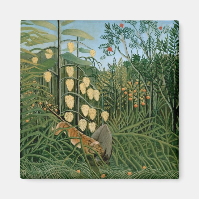 Aimant Forêt tropicale, Henri Rousseau (Devant)
