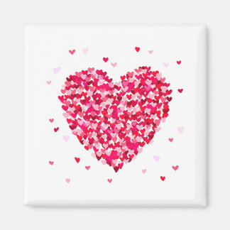 Aimant Forme de coeur Valentines Jour Amour Cadeau