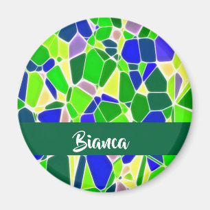 Aimant Formes de pierre colorée