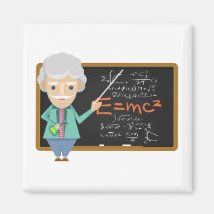 Aimant Formule EMC2 du professeur de sciences
