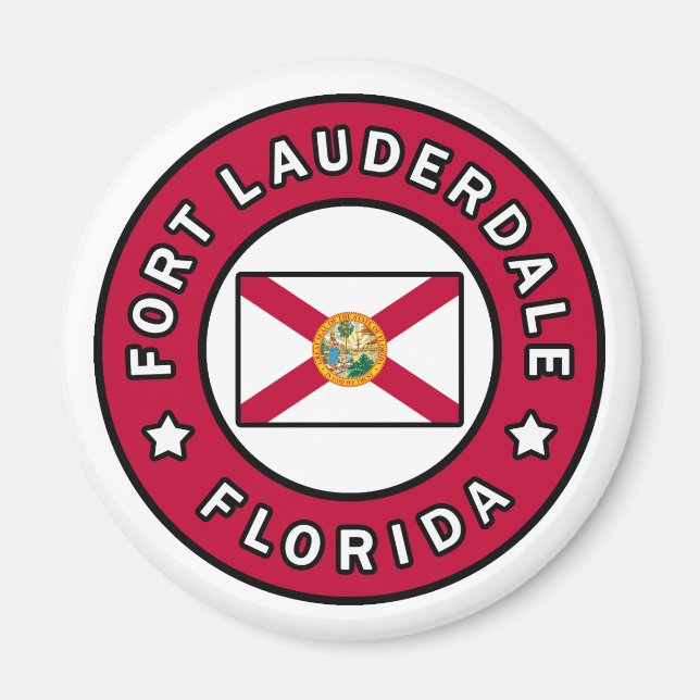 Aimant Fort Lauderdale Floride (Devant)