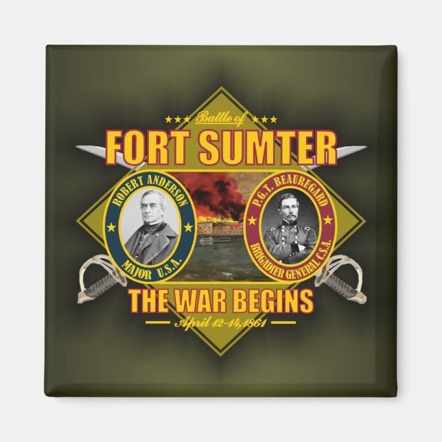 Aimant Fort Sumter (Devant)