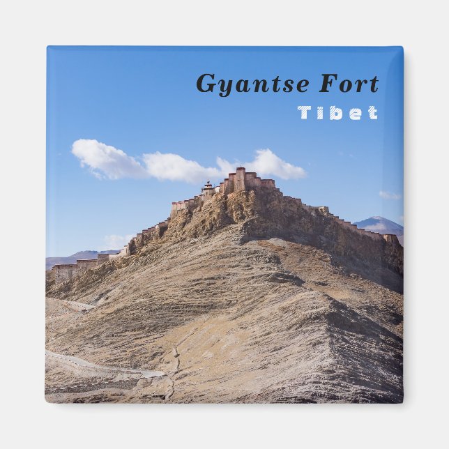 Aimant Forteresse de Gyantse Dzong - Tibet (Devant)